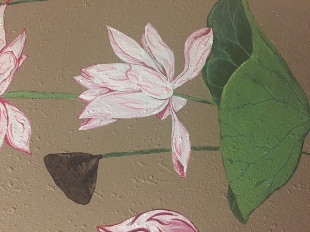 Lotus mural, view 11.